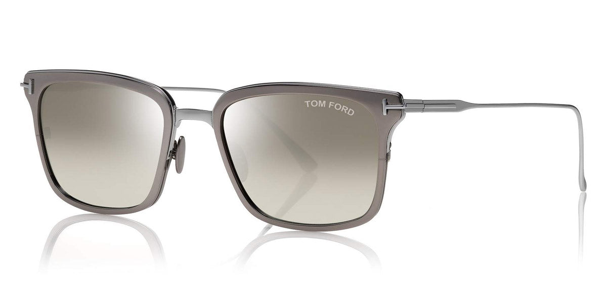 Tom Ford® FT0831 Hayden FT0831 Hayden 12Q 54 - Dark Ruthenium With Palladium Sunglasses