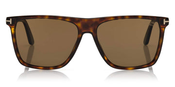 Tom Ford® FT0832 Fletcher FT0832 Fletcher 52H 57 - 52H - Classic Dark Havana / Polarized Brown Lenses Sunglasses