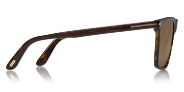 Tom Ford® FT0832 Fletcher FT0832 Fletcher 52H 57 - 52H - Classic Dark Havana / Polarized Brown Lenses Sunglasses