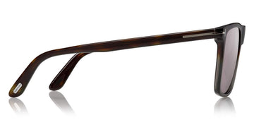 Tom Ford® FT0832 Fletcher FT0832 Fletcher 55C 57 - 55C - Gradient Havana Into Grey, Havana / Smoke Mirror Lenses Sunglasses