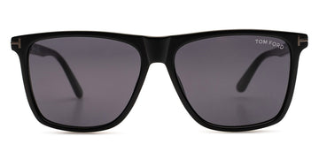 Tom Ford® FT0832-N Fletcher FT0832-N Fletcher 01A 57 - 01A - Shiny Black / Smoke Lenses Sunglasses