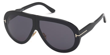 Tom Ford® FT0836 Troy FT0836 Troy 01A 61 - Shiny Black Sunglasses