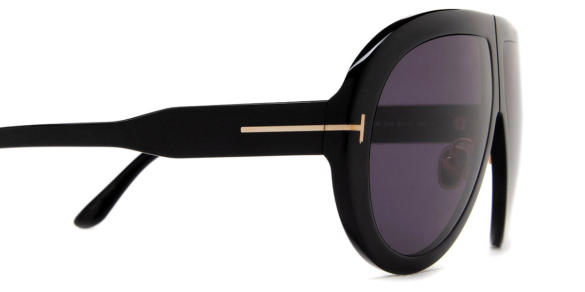 Tom Ford® FT0836 Troy FT0836 Troy 01A 61 - Shiny Black Sunglasses