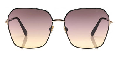 Tom Ford® FT0839 Claudia-02 FT0839 Claudia-02 69F 62 - 69F - Shiny Rose Gold, Shiny Bordeaux/ Gradient Brown To Pink To Sand Lenses Sunglasses