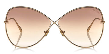 Tom Ford® FT0842 Nickie FT0842 Nickie 28F 66 - Rose Gold Sunglasses