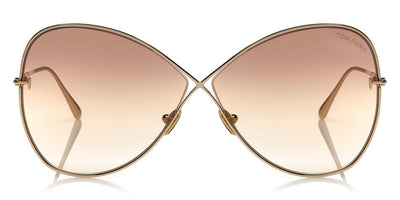 Tom Ford® FT0842 Nickie FT0842 Nickie 28F 66 - Rose Gold Sunglasses