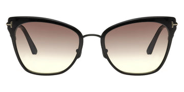 Tom Ford® FT0843 Faryn - Shiny Black with Shiny Rose Gold