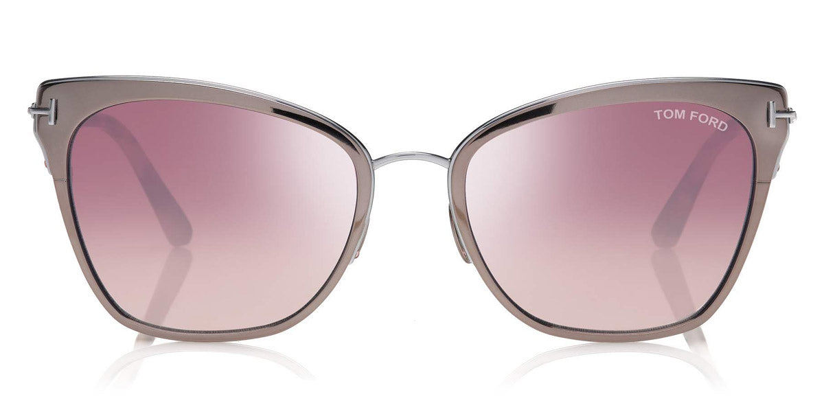 Tom Ford® FT0843 Faryn FT0843 Faryn 12U 56 - Shiny Dark Ruthenium With Palladium Sunglasses