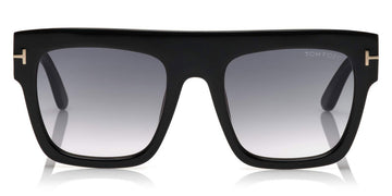 Tom Ford® FT0847 Renee FT0847 Renee 01B 52 - 01B - Shiny Black / Gradient Smoke Lenses Sunglasses