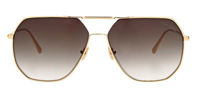 Tom Ford® FT0852 Gilles-02 FT0852 Gilles-02 30B 59 - Shiny Tf Yellow Gold Sunglasses