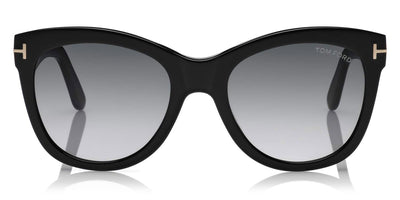 Tom Ford® FT0870-F Wallace FT0870-F Wallace 01B 57 - Shiny Black Sunglasses