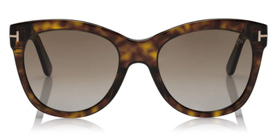 Tom Ford® FT0870-F Wallace FT0870-F Wallace 52H 57 - Shiny Classic Dark Havana Sunglasses