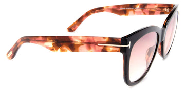 Tom Ford® FT0870 Wallace FT0870 Wallace 05F 54 - Shiny Black & Antique Pink Havana Sunglasses