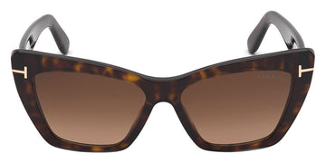 Tom Ford® FT0871 Wyatt FT0871 Wyatt 52F 56 - 52F - Shiny Classic Dark Havana / Gradient Brown Lenses Sunglasses