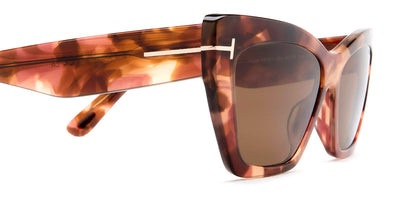 Tom Ford® FT0871 Wyatt - Shiny Antique Pink Havana