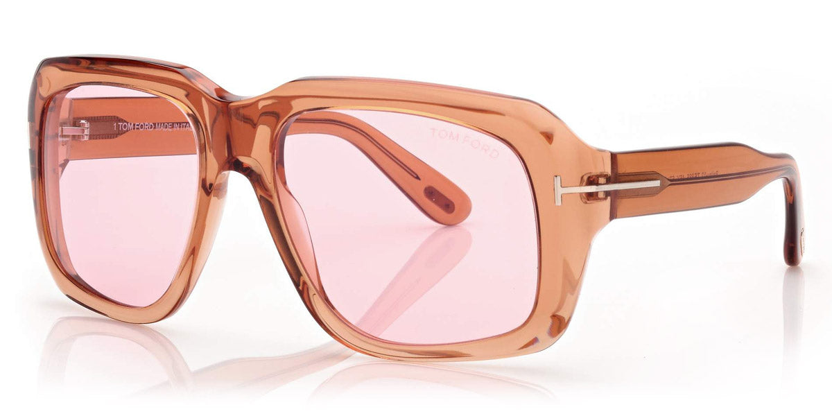 Tom Ford® FT0885 Bailey-02 FT0885 Bailey-02 45Y 57 - Transparent Pink Sunglasses