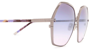 Tom Ford® FT0912 Fonda-02 FT0912 Fonda-02 14B 60 - Shiny Light Ruthenium With Violet Havana Sunglasses