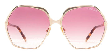 Tom Ford® FT0912 Fonda-02 FT0912 Fonda-02 28T 60 - Rose Gold Sunglasses