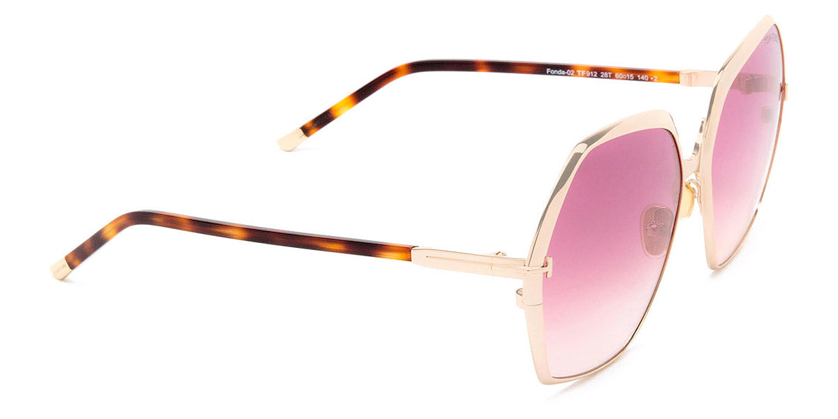 Tom Ford® FT0912 Fonda-02 FT0912 Fonda-02 28T 60 - Rose Gold Sunglasses