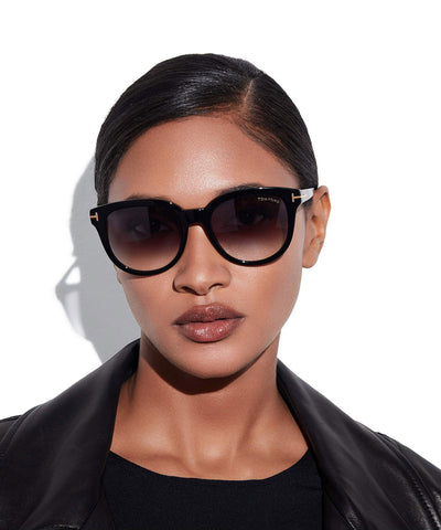 Tom Ford® FT0914 Olivia-02 FT0914 Olivia-02 01B 54 - Shiny Black Sunglasses