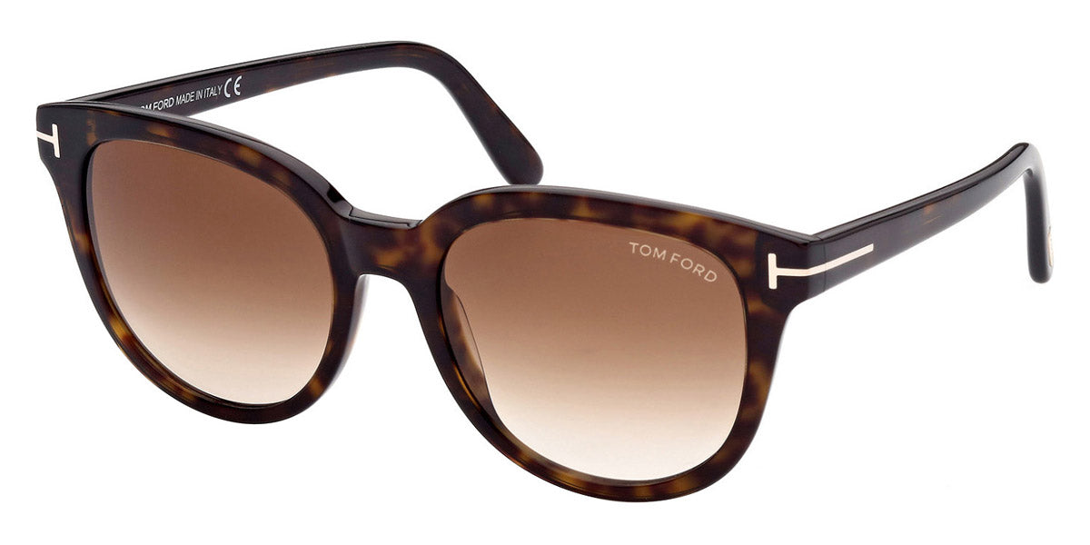 Tom Ford® FT0914 Olivia-02 FT0914 Olivia-02 52F 54 - Shiny Classic Dark Havana Sunglasses