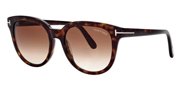 Tom Ford® FT0914 Olivia-02 FT0914 Olivia-02 52F 54 - Shiny Classic Dark Havana Sunglasses