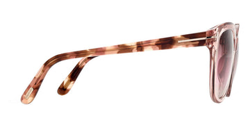 Tom Ford® FT0914 Olivia-02 FT0914 Olivia-02 72F 54 - Transparent Powder Pink With Antique Pink Havana Sunglasses