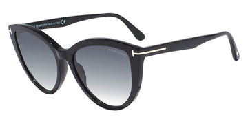 Tom Ford® FT0915 Isabella-02 FT0915 Isabella-02 01B 56 - 01B - Shiny Black / Gradient Smoke Lenses Sunglasses