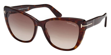 Tom Ford® FT0937 Nora FT0937 Nora 52K 57 - 52K - Shiny Classic Dark Havana / Gradient Roviex Lenses Sunglasses