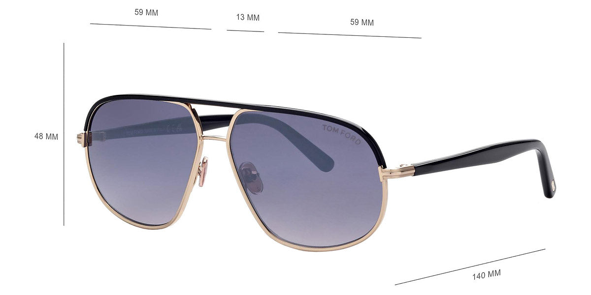 Maxwell Smoke Square Sunglasses