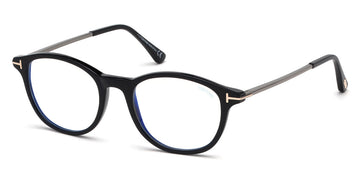 Tom Ford® FT5553-B FT5553-B 001 50 - Shiny Black/Shiny Dark Gunmetal Eyeglasses