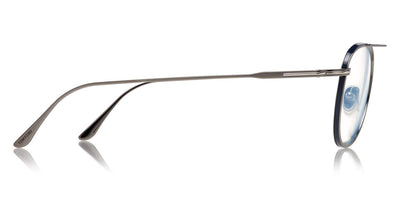 Tom Ford® FT5691-B FT5691-B 012 52 - Shiny Dark Ruthenium With Blue Eyeglasses