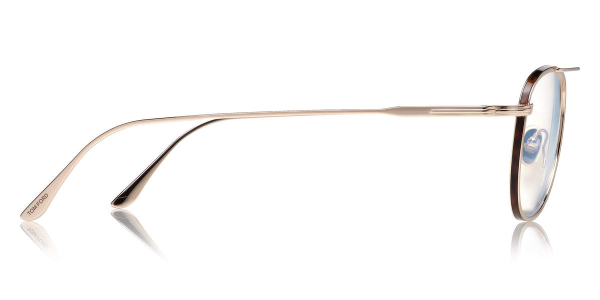 Tom Ford® FT5691-B FT5691-B 028 52 - Shiny Rose Gold With Shiny Dark Havana Eyeglasses