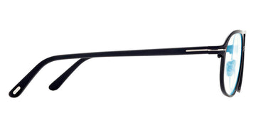 Tom Ford® FT5751-B FT5751-B 002 55 - Matte Black/Shiny Black/T Logo Eyeglasses