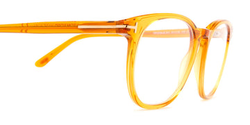 Tom Ford® FT5754-B - Shiny Transparent Honey/T Logo