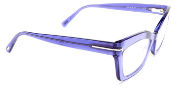 Tom Ford® FT5766-B - Shiny Transparent Liliac/T Logo