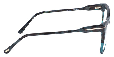 Tom Ford® FT5768-B FT5768-B 056 54 - Shiny Teal Havana/T Logo Eyeglasses