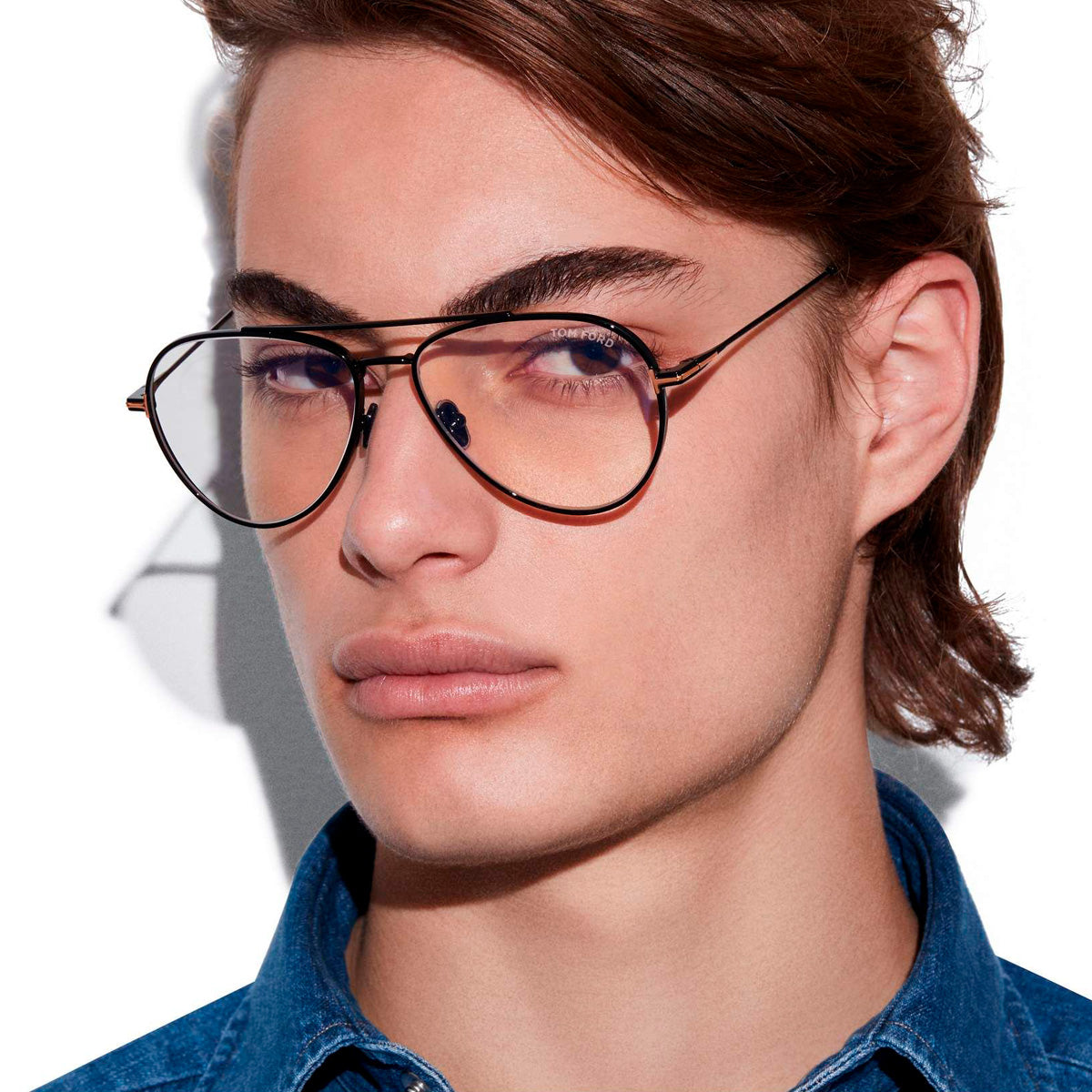 Tom Ford® FT5800-B Aviator Eyeglasses - EuroOptica