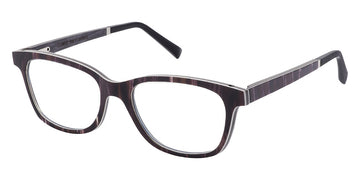 Gold & Wood® GAIA 04 G&W GAIA 04 03 50 - 03 - Grey Shibori Silk/Grey Oak Eyeglasses