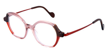 NaoNed® Gindi NAO Gindi 63001 47 - Transparent Powder Pink and Transparent Russet Brown / Matte Paprika Eyeglasses