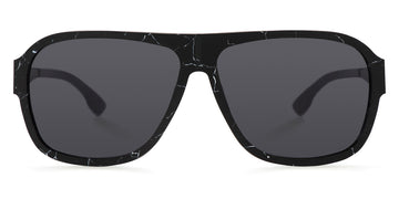 Ic! Berlin® Power Law Black Marble Rough 62 Sunglasses