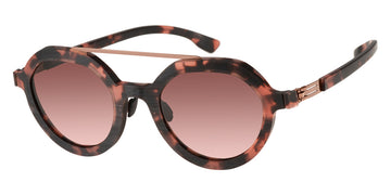 Ic! Berlin® Edison Ecoblush-Rough-Shiny-Copper 47 Sunglasses