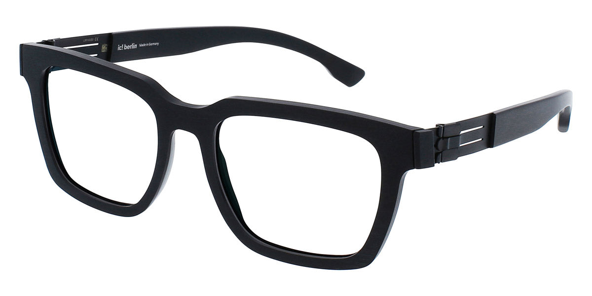 Ic! Berlin® Geoffrey Ecoblack Rough 51 Eyeglasses