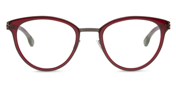 Ic! Berlin® Beate J Teak-Barolo-Red 49 Eyeglasses