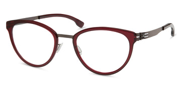 Ic! Berlin® Beate J Teak-Barolo-Red 49 Eyeglasses