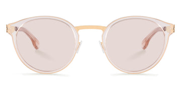 Ic! Berlin® Eric D Sun Rosé-Gold-Ice-Tea 48 Sunglasses