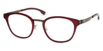 Ic! Berlin® Susan W Teak-Barolo-Red 48 Eyeglasses