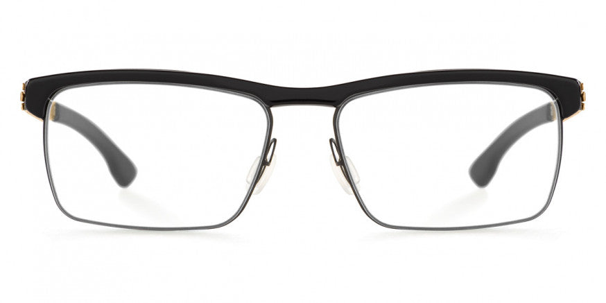 Ic! Berlin® Kenneth Y Gun-Metal-Sky-Gray 54 Eyeglasses