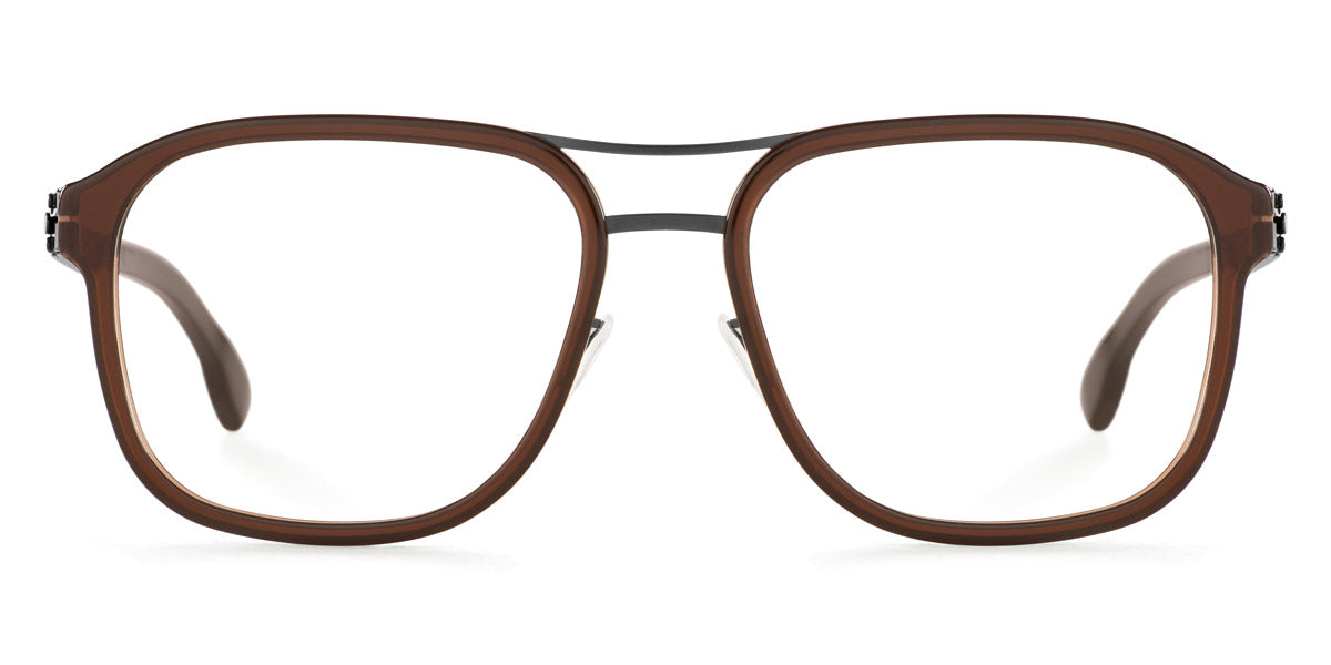 Ic! Berlin® Pablo L Gunmetal-Mahagony 54 Eyeglasses