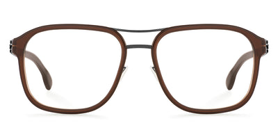 Ic! Berlin® Pablo L Gunmetal-Mahagony 54 Eyeglasses